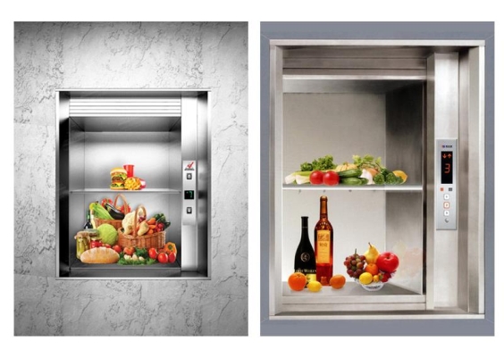 Thang tải thực phẩm có khác gì so với thang máy tải khách